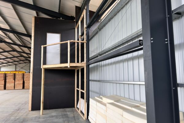 Knoflook drogen Frankrijk zijaanzicht