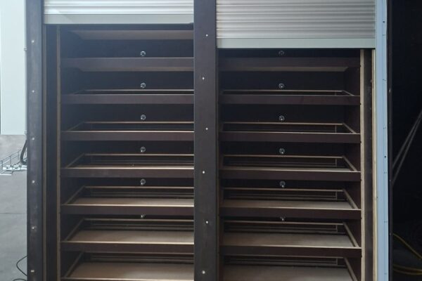 Dubbele ladendroger rolluik